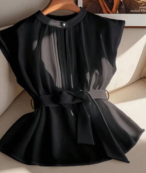 blouse BLACK