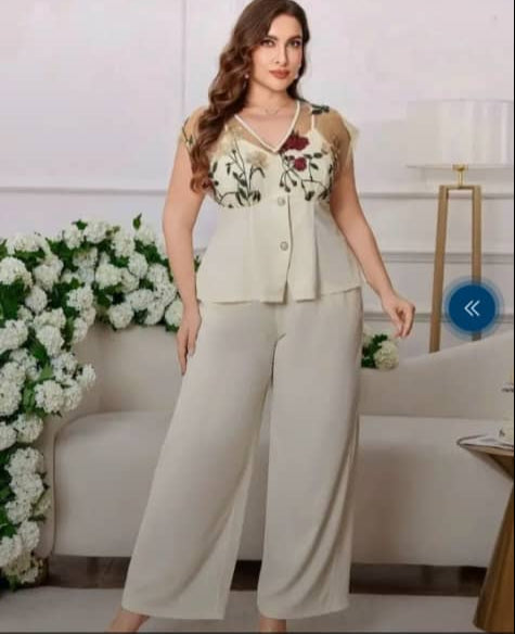 Ensemble pantalon pour dame