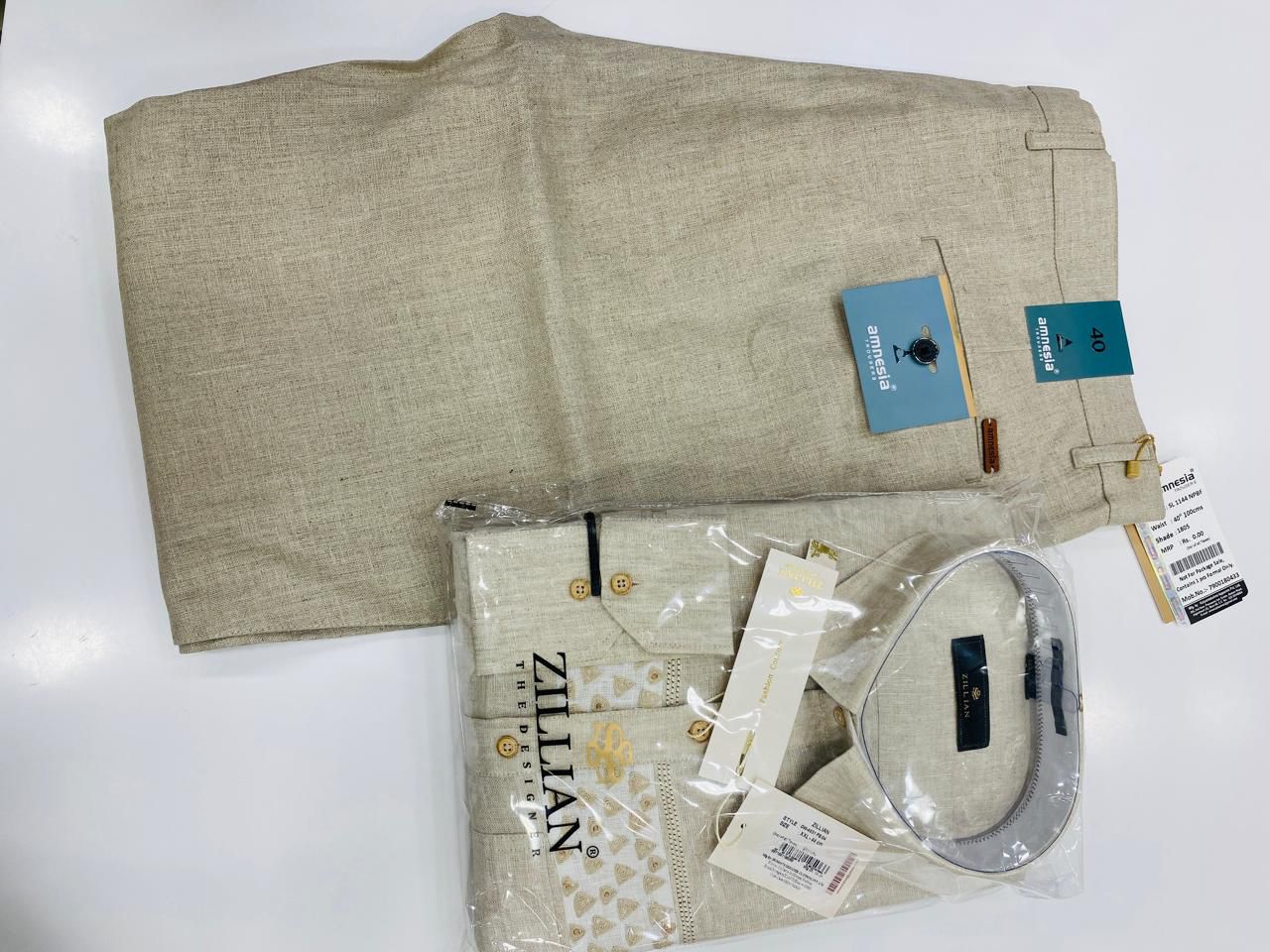 Ensemble lin pour homme