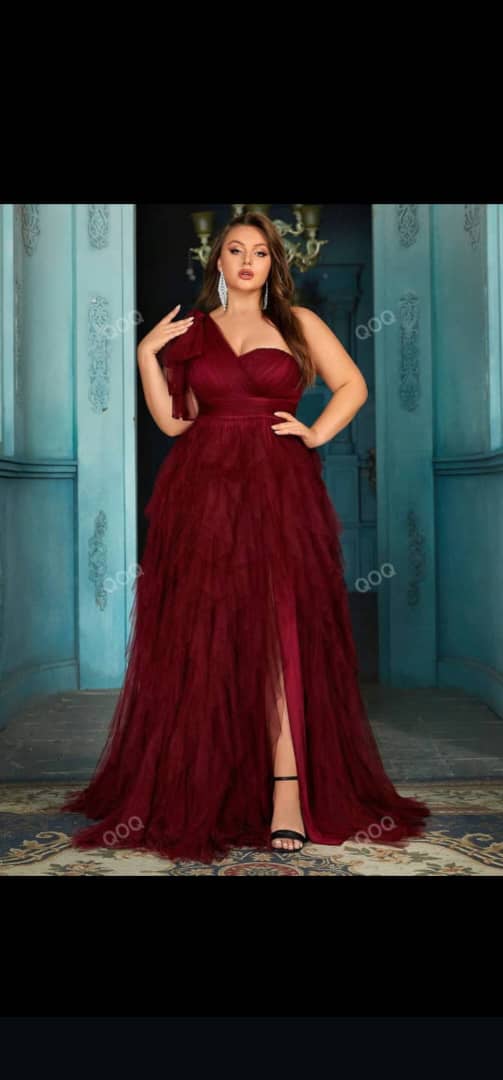 Robe soirée pour grande dame