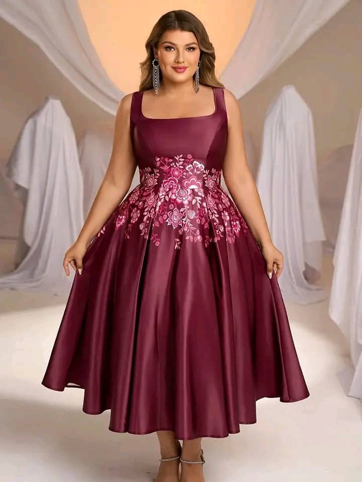 Jolie robe pour grande dame