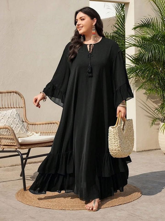 Magnifique robe pour grand dame