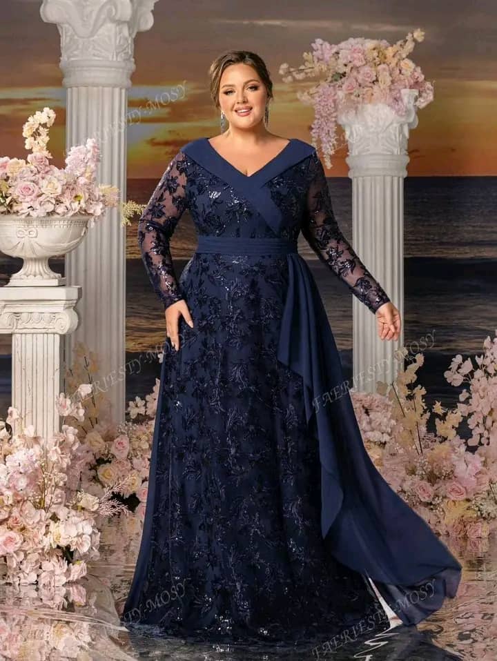 Robe soirée pour grand dame