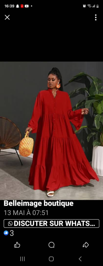 Jolie robe pour grande dame