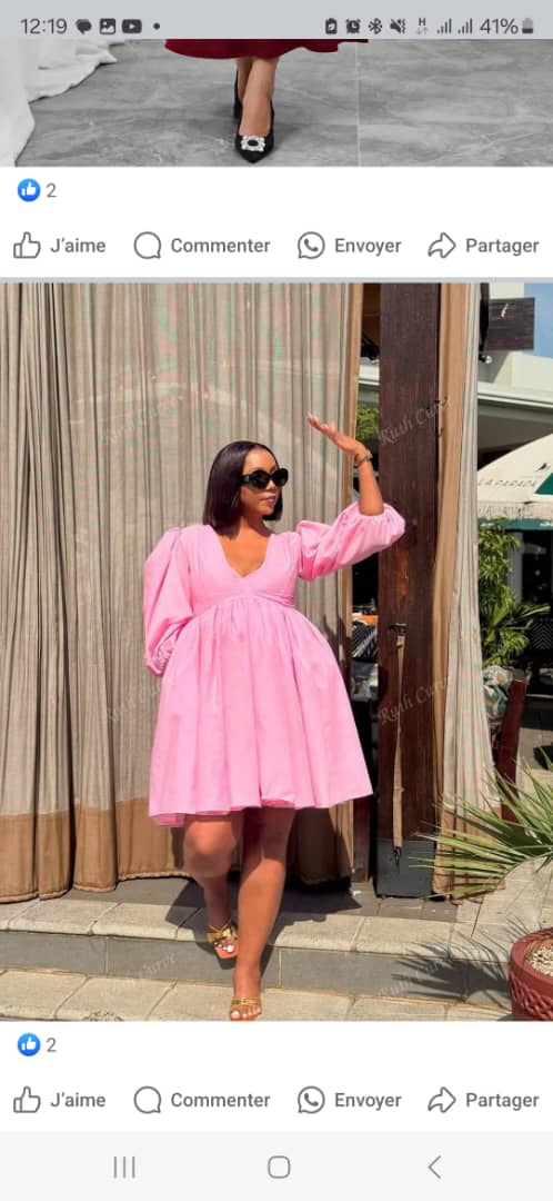 Jolie robe pour grande dames