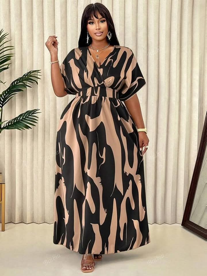 Robe maxi pour  grande dame