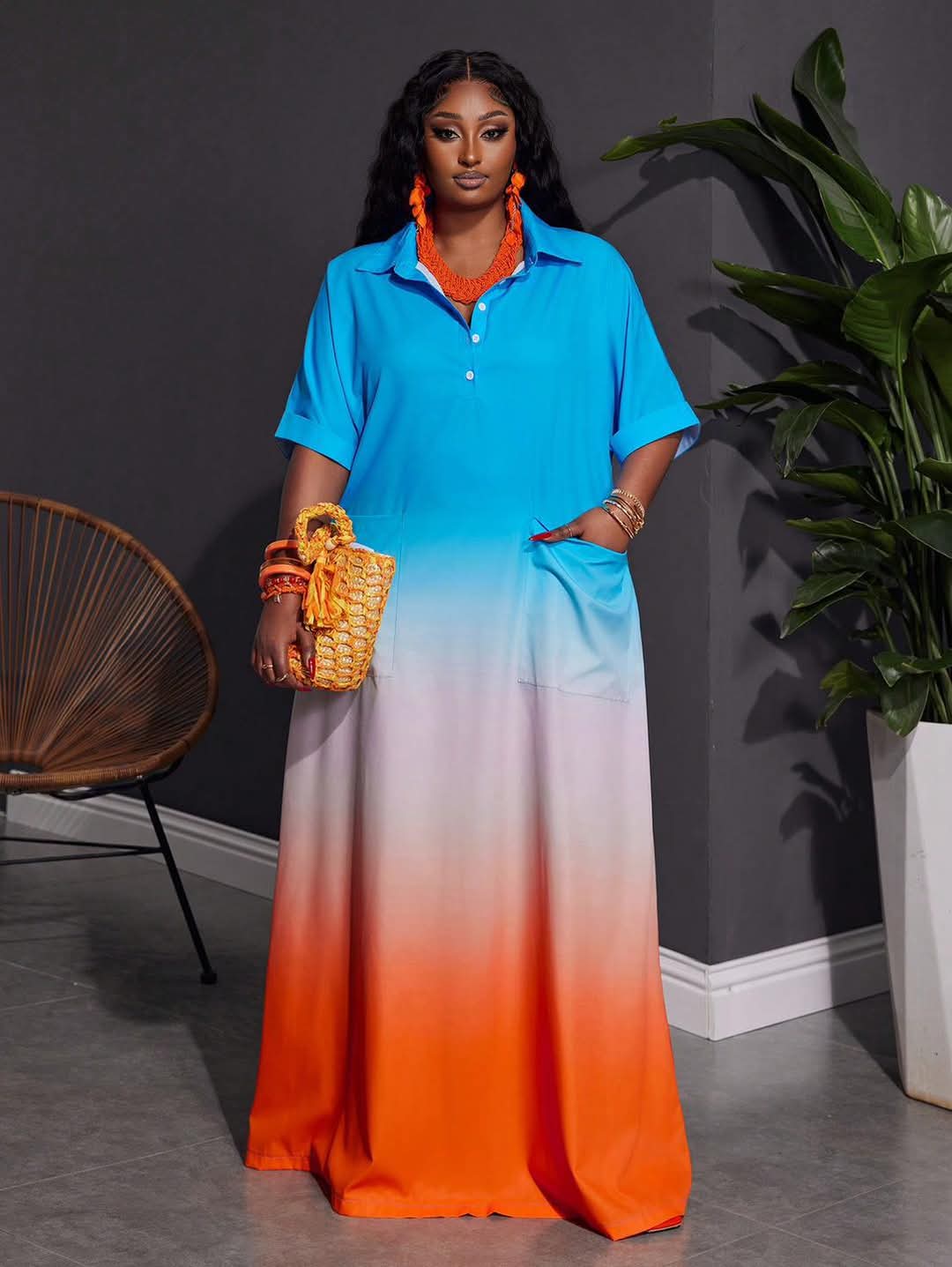 Robe pour grande dame