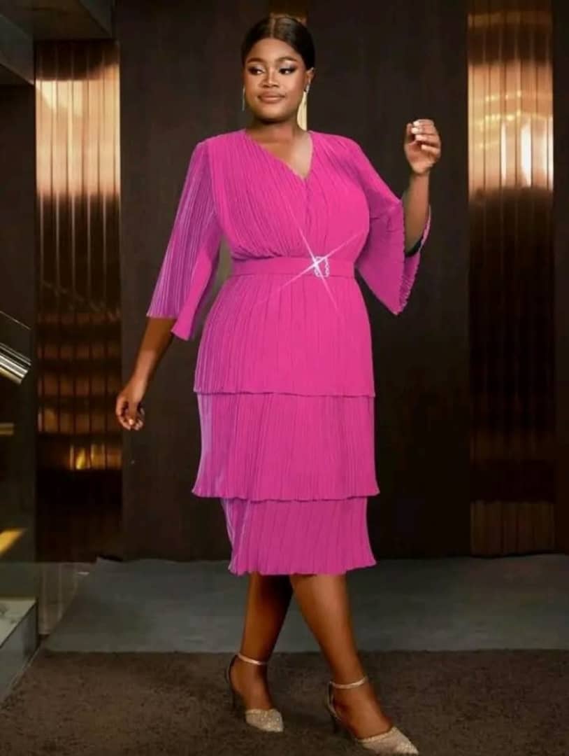 Jolie robe pour grande dame