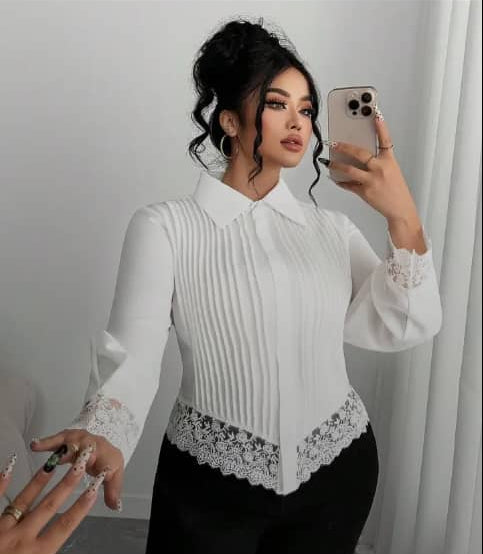 Chemisier de luxe pour grande dame