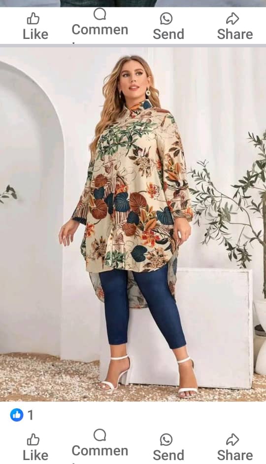 Blouse pour grande dame