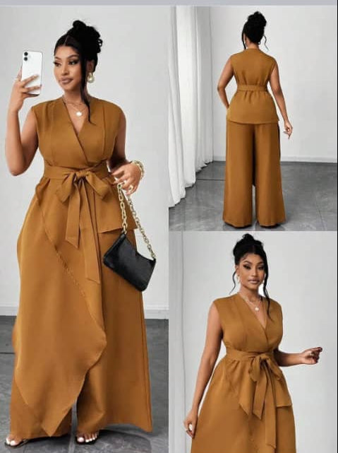 Ensemble 2 pièces grande taille pour femme